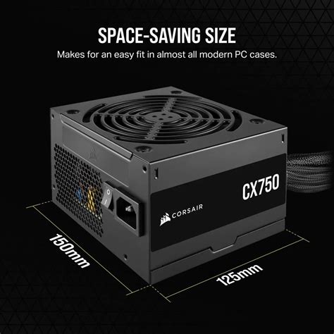 NGUỒN CORSAIR CX750 750W 80PLUS BRONZE PCBIENHOA