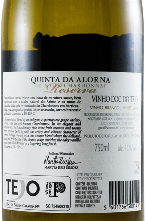 Quinta Da Alorna Arinto Chardonnay Branco