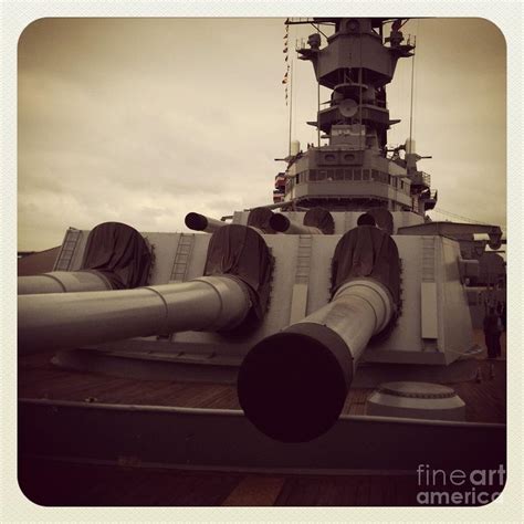 Battleship Guns Photograph by Darin Mangan - Fine Art America