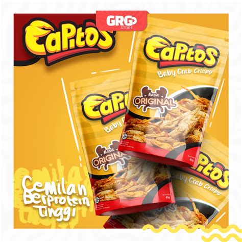 Jual Capitos Original Snack Baby Crab Crispy Gr Kepiting Kering