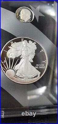 2012 United States Mint Limited Edition Silver Eagle Proof Set with Box ...