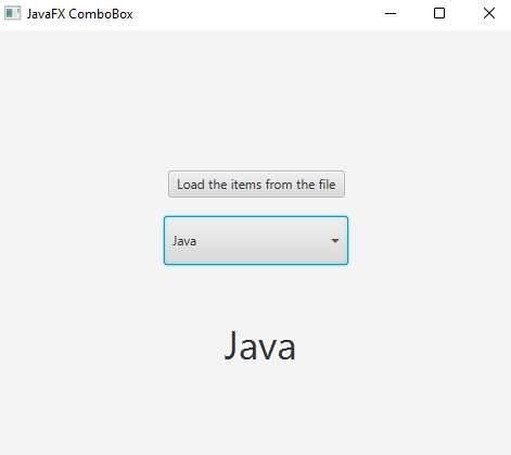 How To Use The ComboBox In JavaFX 100 Perfect Tutorial