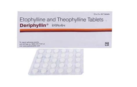 Deriphyllin Retard 300 Tablet Pr 30 Uses Price Dosage Side