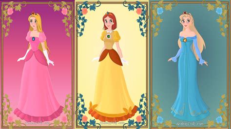 Super Mario Princesses in Disney Style by Littleprincesscutie on DeviantArt