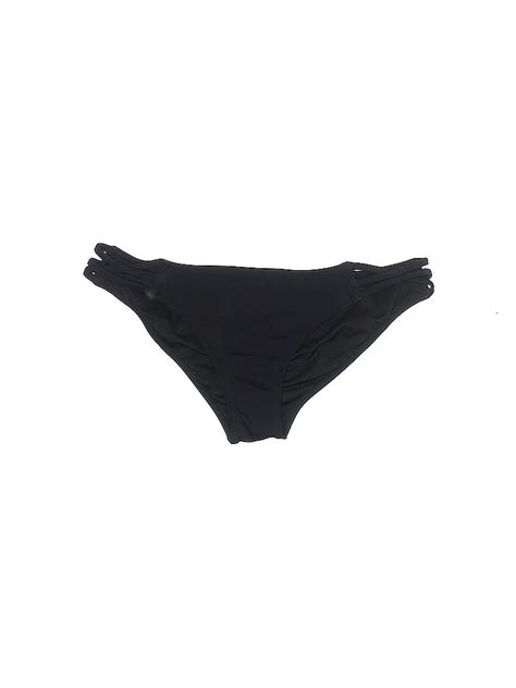 Victorias Secret Solid Black Swimsuit Bottoms Size M 78 Off Thredup