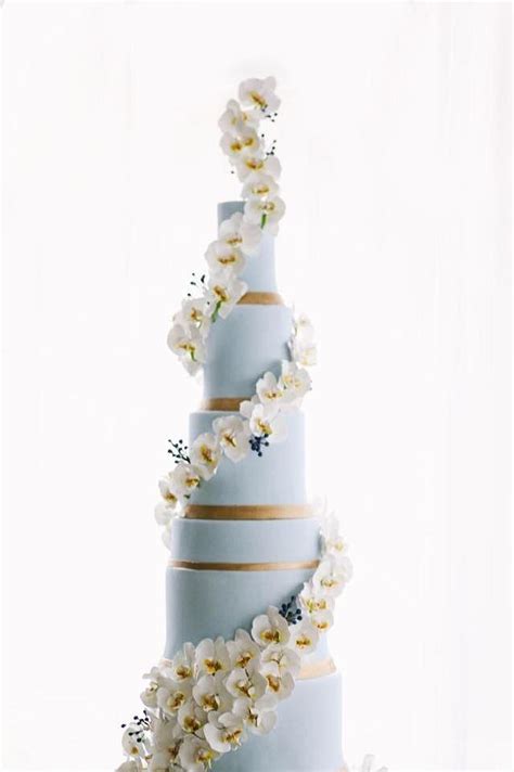 Sugar Orchid Wedding Cake Moths In Flight Cake By Cakesdecor