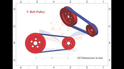 V Belt Pulley And Motion Tutorial For Beginners In Solidworks Assembly