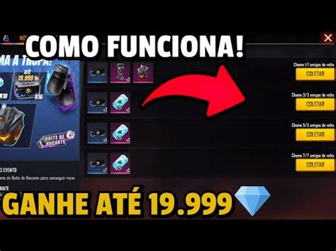 COMO CHAMAR AMIGO DE VOLTA NO FREE FIRE E GANHAR ATÉ 19 999 DIMAS