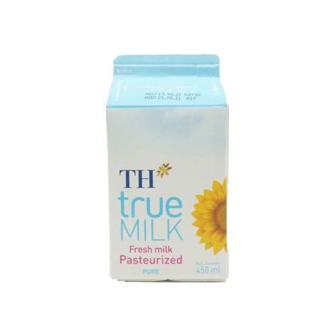 Sữa Tươi Sạch Thanh Trùng Nguyên Chất TH TRUE MILK 450 ML TH SHOP