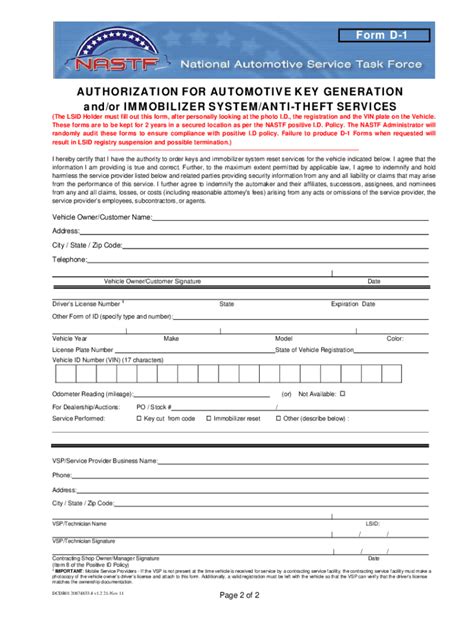 Nastf D1 Form Fill Out And Sign Online Dochub