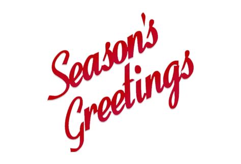 Seasons Greetings Png Images Transparent Free Download