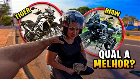 Bmw R Vs Tiger Qual A Melhor Garupa Youtube