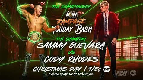 Cody Rhodes Wins Tnt Championship At Aew Rampage Holiday Bash