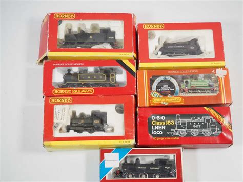 Lot 599 - A group of HORNBY OO gauge steam locomotives