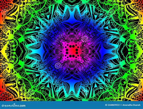 Psychedelic Wallpaper , TRIPPY Wallpaper Stock Illustration ...