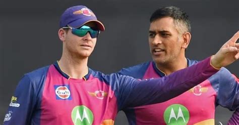 Steve Smith Fondly Recalls Captaining Ms Dhoni In The Ipl