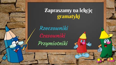 Rzeczownik czasownik przymiotnik powtórzenie