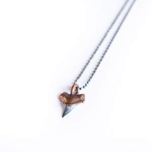 Sharks Tooth Pendant Electroformed Copper Shark Tooth Pendant