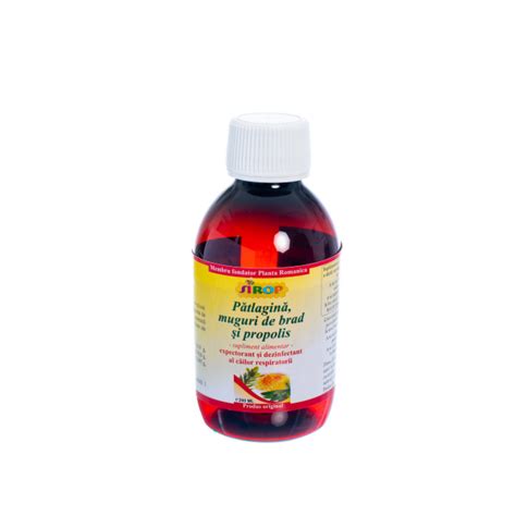 Sirop De Patlagina Muguri De Brad Si Propolis 200 ML Elidor