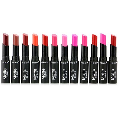 12pc Nabi Cosmetics Professional Matte Lipstick Set Of 12 Amazing Colors Mls37 48 Matte