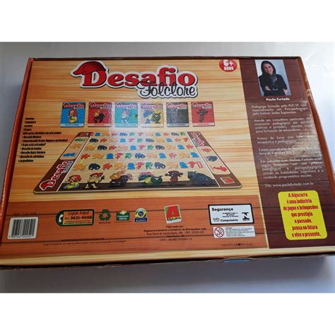 JOGO DESAFIO FOLCLORE MARCA ALGAZARRA NOVO Shopee Brasil