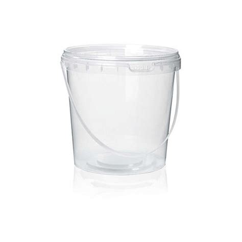 Sk500 500 Ml Transparent Round Bucket With Lid At Best Price In