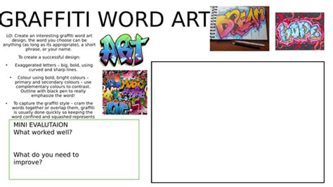 Graffiti Project Year 9 Teaching Resources