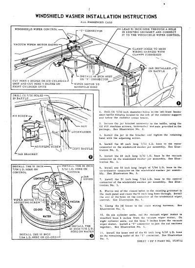 1957 Chevy Windshield Wiper Wiring Diagram Png Loyce