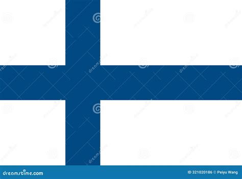 Banderas De Pa S Del Ilustrador De La Bandera De Finlandia Ilustraci N