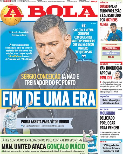 A Bola Jun Jornais E Revistas Sapo Pt Ltima Hora E