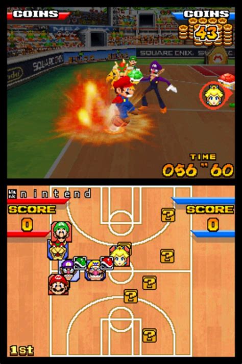 Mario Hoops 3 on 3 (DS) Screenshots