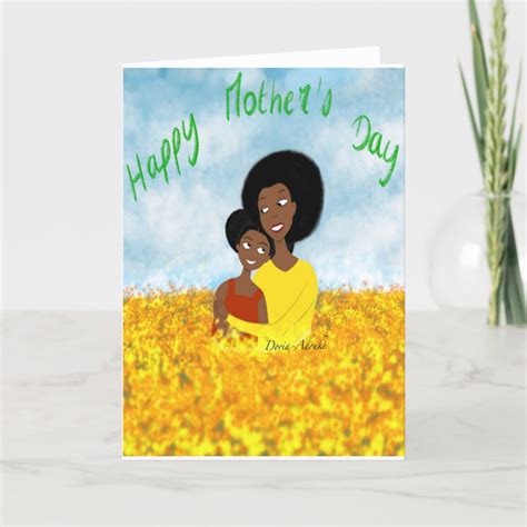 African American Mothers Day Card Zazzle