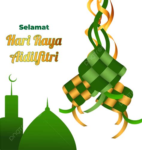 Hari Raya Aidilfitri Diseño Premium Y Elegante Png Tradicion