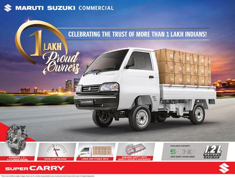 Maruti Suzuki Super Carry Sales Cross Lakh Milestone