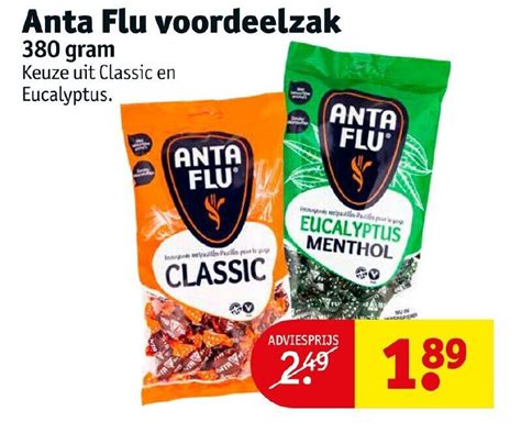 Anta Flu Voordeelzak 380 Gram Aanbieding Bij Kruidvat