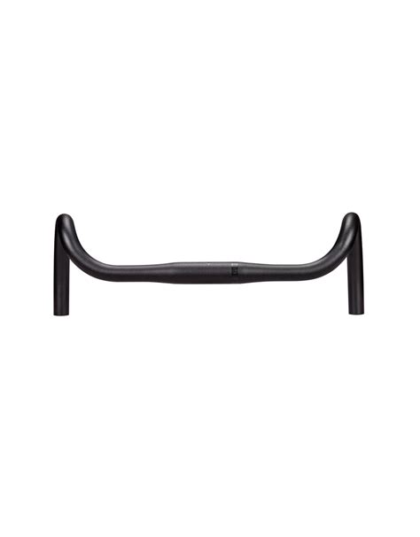 Short Reach Alloy Road Handlebars With Flare Sand Blast Ano Black