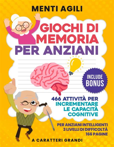 Amazon It Giochi Di Memoria Per Anziani Attivit Per Incrementare