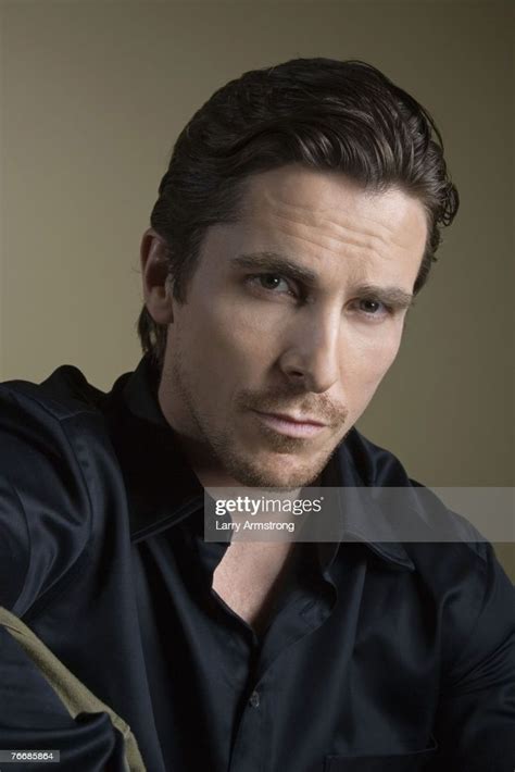 Actor Christian Bale Poses At A Portrait Session For Usa Today On