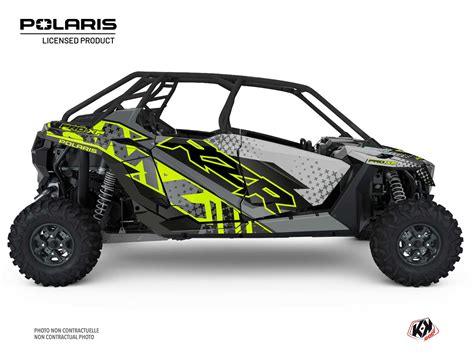 Graphic Kit UTV Polaris RZR PRO XP 4 Doors Kutvek Kit Graphik