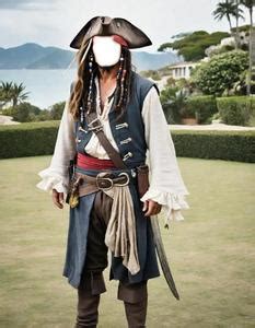 Jack Sparrow Costume Face Swap Insert Your Face ID 1244589