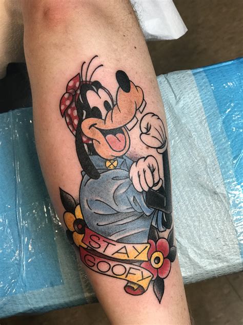 Got Goofy The Riveter” Tattooed The Other Day By Craig Brock Ink