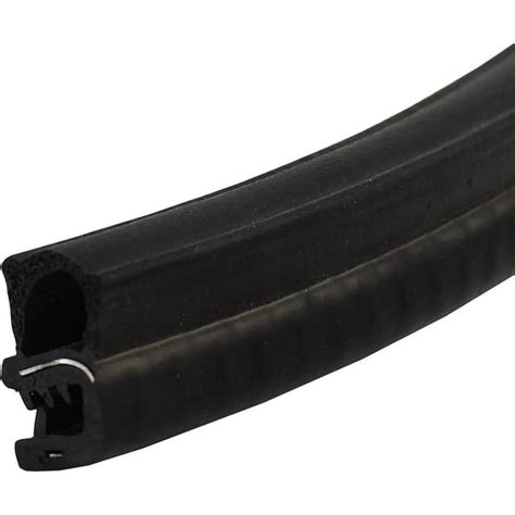 Automotive Weather Stripping With Epdm Side Bulb Car Door Rubber Seal Strip Ribbed Small Bulb