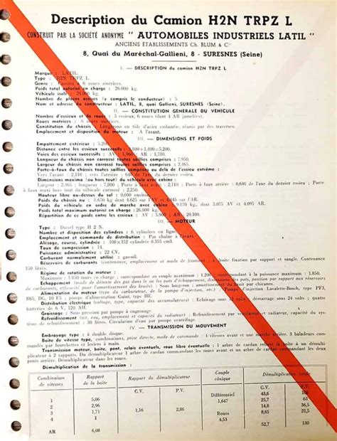 Feuille Descriptives Des Mines Latil Fondation Berliet