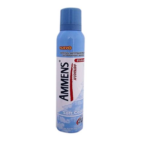 Antitranspirante Ammens Soft Cotton En Aerosol Para Dama Ml Walmart