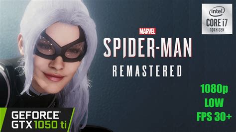 Marvel S Spiderman Remastered GTX 1050ti BEST SETTINGS YouTube