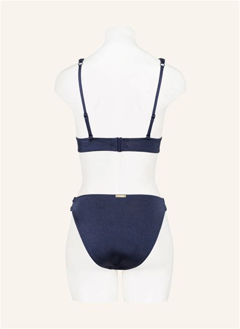 watercult Bralette Bikini Top MAKRAMÉ LOVE in dunkelblau