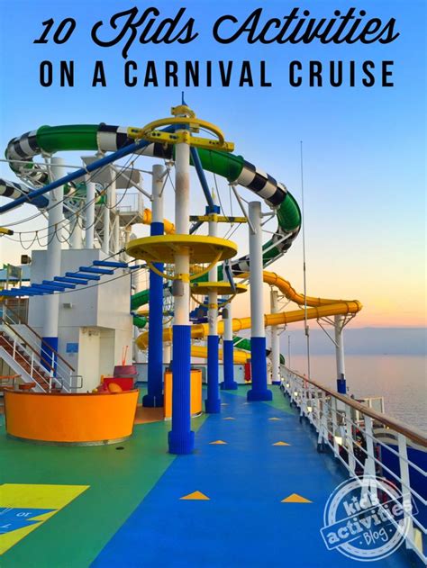 10 Kids Activities on a Carnival Cruise | Carnival cruise, Cruise kids ...