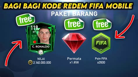 Bagi Bagi Kode Redem Fifa Mobile Terbaru Youtube