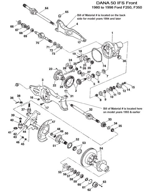 Ford F X Front Axle Diagram Ford F Front Axle Dia