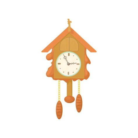 Cuckoo Clock Clipart PNG Images Vintage Wooden Cuckoo Clock Icon